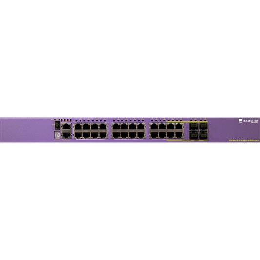 Extreme Networks X440-G2-24t-10GE4-DC Ethernet Switch