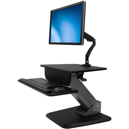 StarTech.com Sit-to-Stand Workstation with Full-Motion Articulating Monitor Arm - One-Touch Height Adjustment