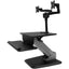 StarTech.com Dual Monitor Sit-to-stand Workstation - One-Touch Height Adjustment