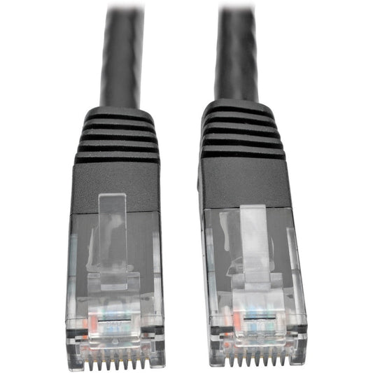 Tripp Lite Cat6 Gigabit Molded (UTP) Ethernet Cable (RJ45 M/M) PoE Black 5 ft. (1.52 m)