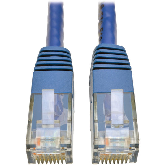 Tripp Lite Cat6 Gigabit Molded (UTP) Ethernet Cable (RJ45 M/M) PoE Blue 5 ft. (1.52 m)