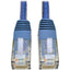 Tripp Lite Cat6 Gigabit Molded (UTP) Ethernet Cable (RJ45 M/M) PoE Blue 5 ft. (1.52 m)