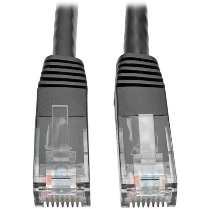 Tripp Lite Cat6 Gigabit Molded (UTP) Ethernet Cable (RJ45 M/M) PoE Black 10 ft. (3.05 m)