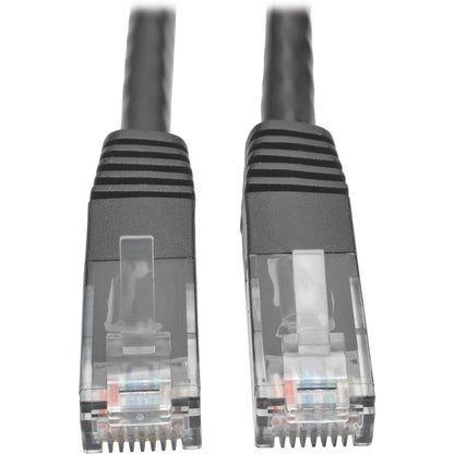 Tripp Lite Cat6 Gigabit Molded (UTP) Ethernet Cable (RJ45 M/M) PoE Black 20 ft. (6.09 m)