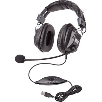 Califone Switchable Stereo/Mono Headset with USB Plug