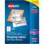 Avery® Shipping Labels Paper Receipts Permanent Adhesive 5-1/16