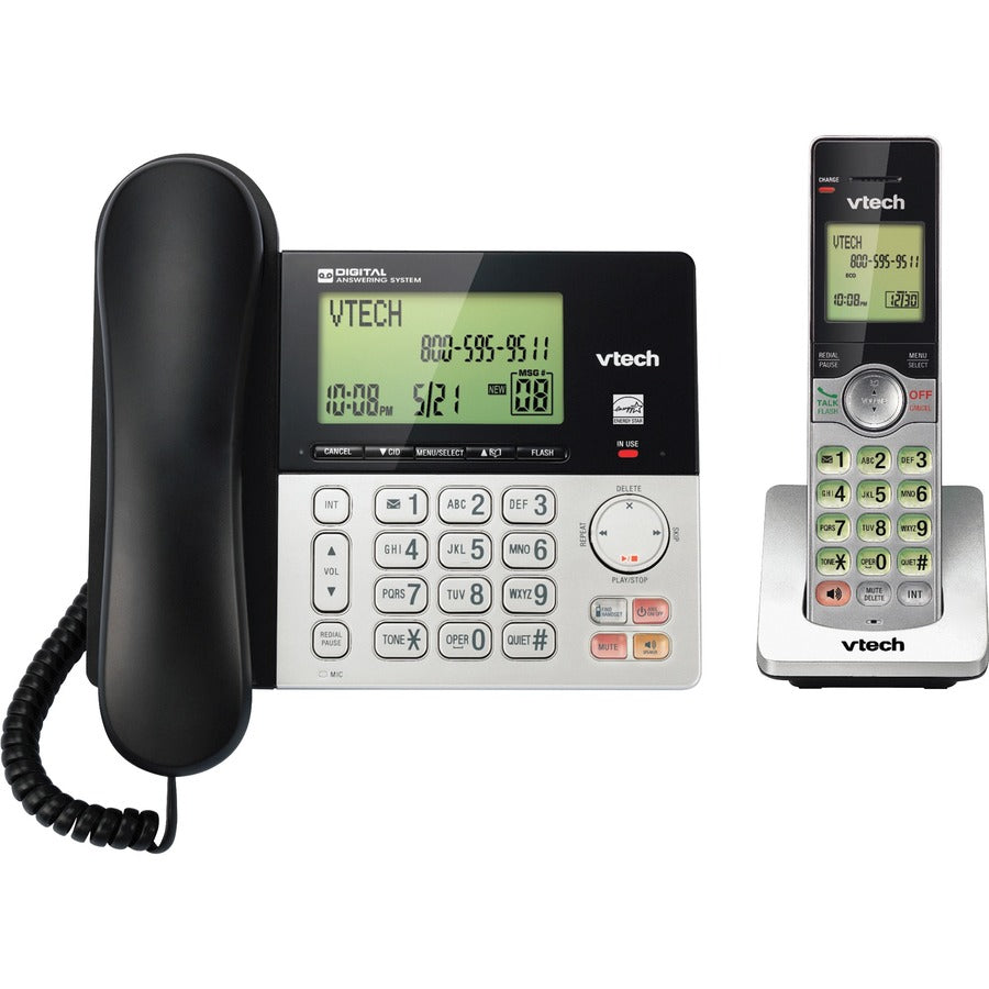 VTech CS6949 DECT 6.0 Standard Phone - Black Silver