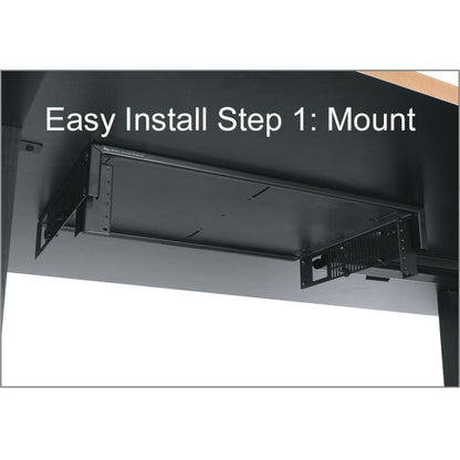 Middle Atlantic UTB-HR-A2-14 Mounting Box for Network Equipment A/V Equipment HDMI Switcher Video Switcher - Black Powder Coat
