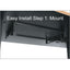 Middle Atlantic UTB-HR-A2-14 Mounting Box for Network Equipment A/V Equipment HDMI Switcher Video Switcher - Black Powder Coat