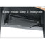 Middle Atlantic UTB-HR-A2-14 Mounting Box for Network Equipment A/V Equipment HDMI Switcher Video Switcher - Black Powder Coat