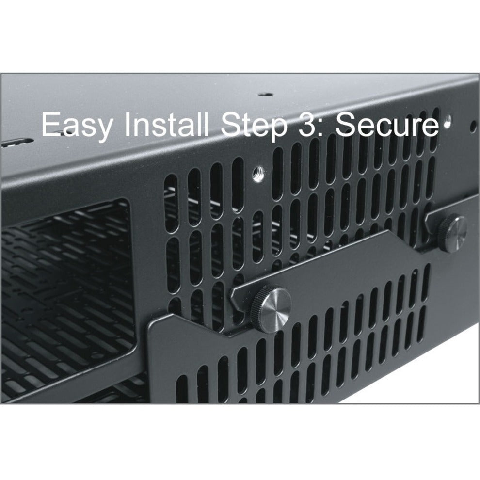 Middle Atlantic UTB-HR-A2-14 Mounting Box for Network Equipment A/V Equipment HDMI Switcher Video Switcher - Black Powder Coat
