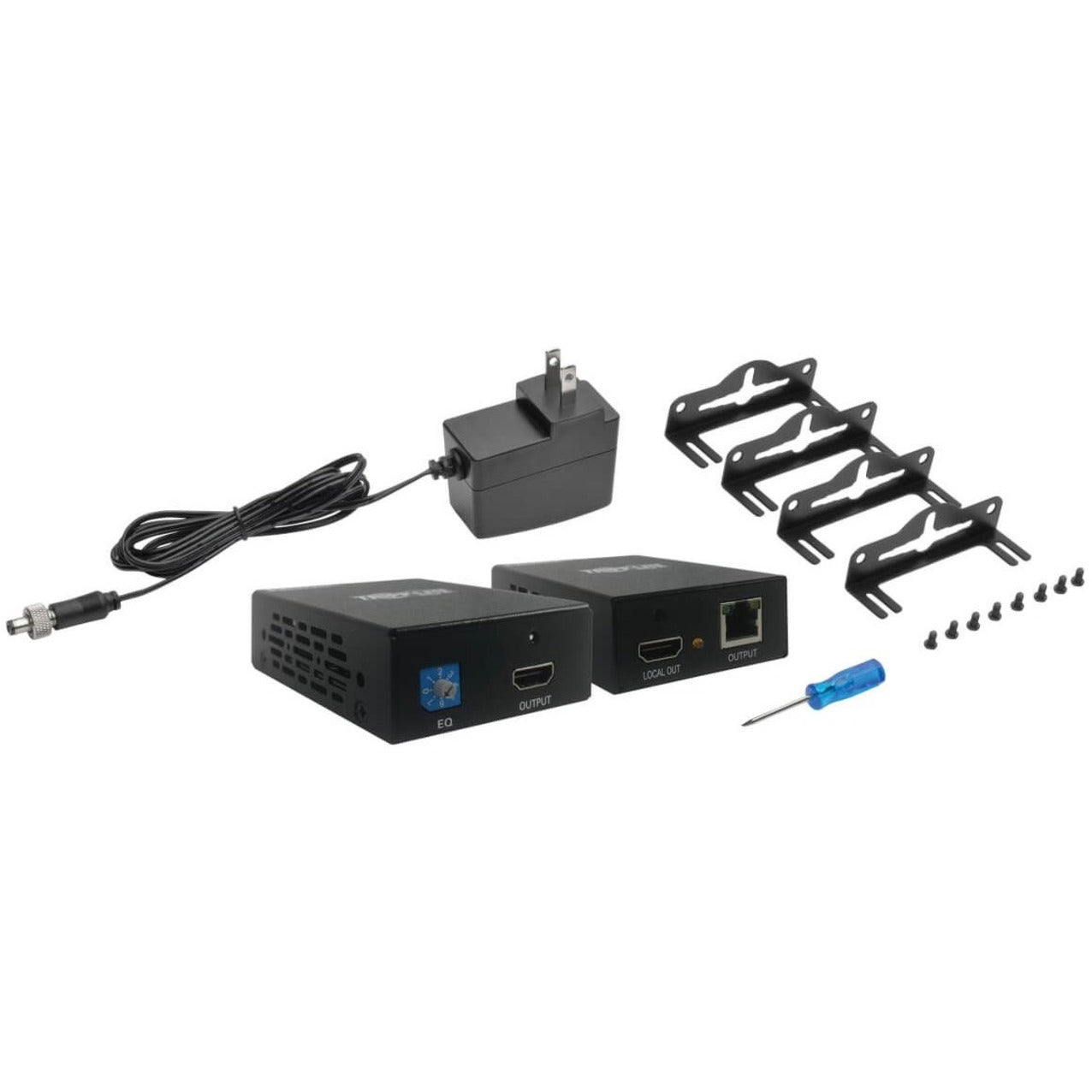 Tripp Lite HDMI over Cat5/6 Extender Kit Box-Style Transmitter/Receiver for Video/Audio PoC Up to 125 ft. (38 m)