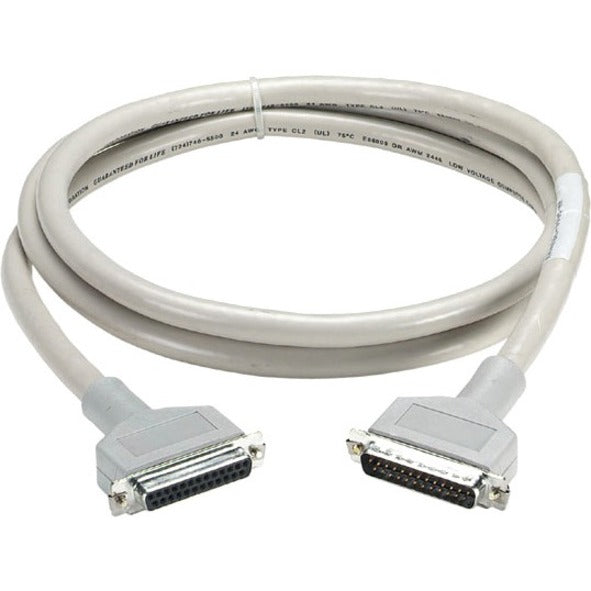 Black Box RS232 DBL Shielded Cable W/ Metal Hood 25 Cond DB25M/M 25Ft.