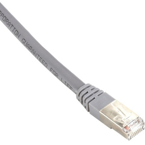 Black Box Cat6 400-MHz Shielded Solid Backbone Cable (FTP) Plenum Gray 30-ft. (9.1-m)