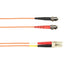 2M FIBER OPTIC MMF ST/LC DUPLEX