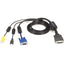 Black Box KVM Switch Cable - VGA USB CAC USB to HD26 12-ft. (3.7-m)