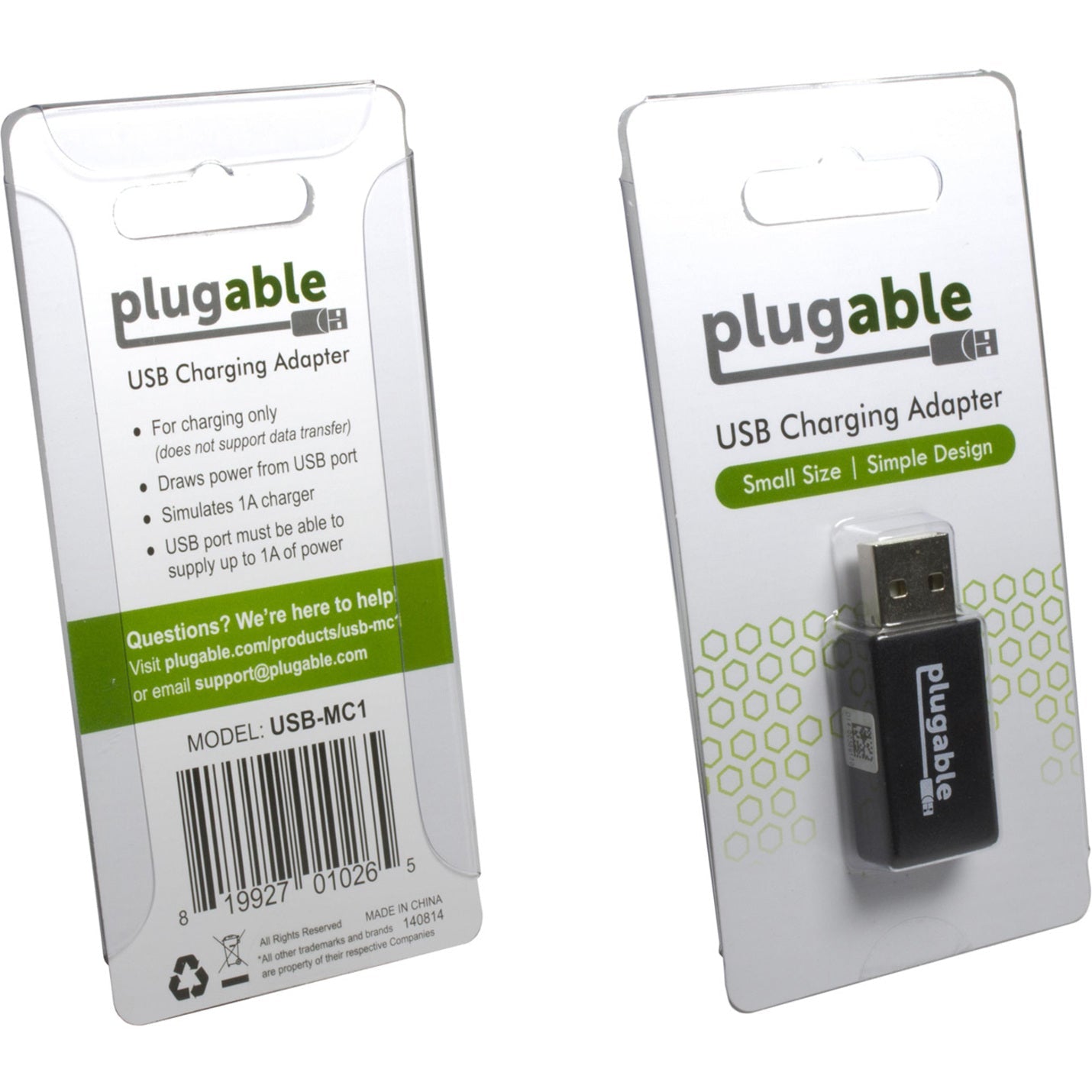 Plugable USB Data Blocker Protect Against Juice Jacking