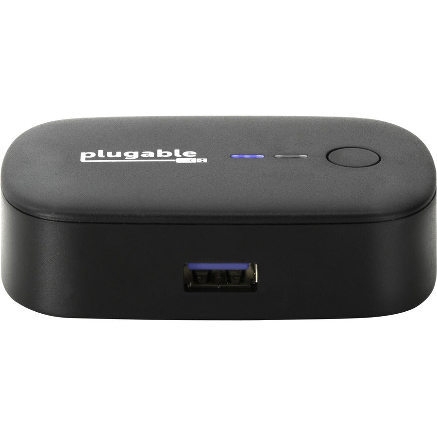 Plugable USB 3.0 Sharing Switch for One-Button Swapping of USB Device or Hub Between Two Computers