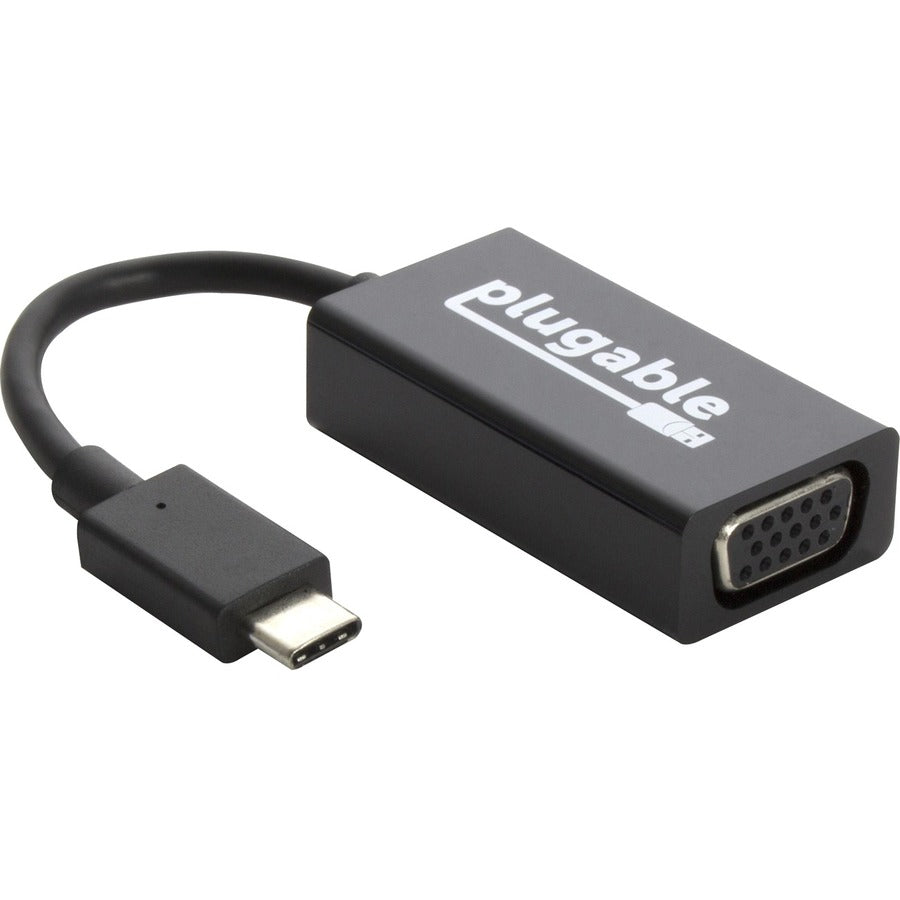 Plugable USB C to VGA Adapter Compatible with 2018 iPad Pro 2018 MacBook Air 2018 MacBook Pro Surface Book 2 Thunderbolt 3 & More