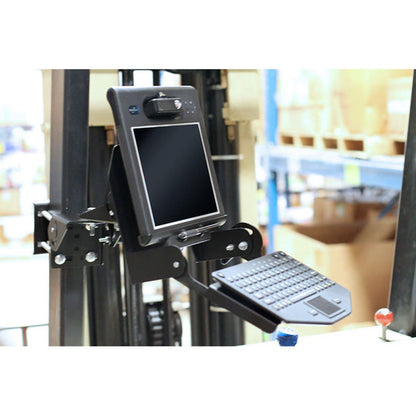 Gamber-Johnson Vehicle Mount for Keyboard Tablet - Black Powder Coat