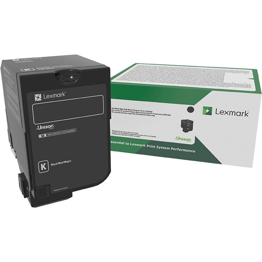 Lexmark Original Standard Yield Laser Toner Cartridge - Black - 1 Each