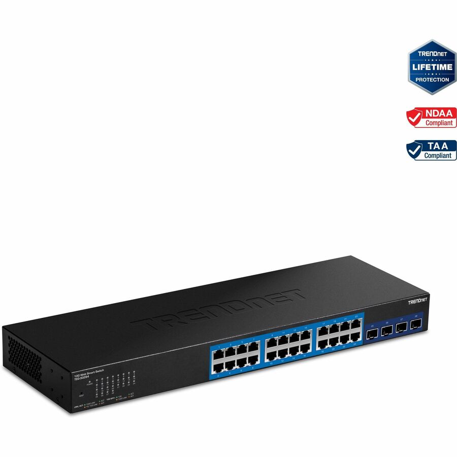 28-PORT WEB SMART SWITCH 24XGB 