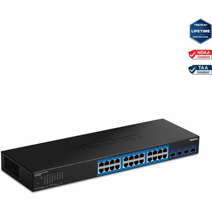 28-PORT WEB SMART SWITCH 24XGB 