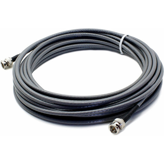 AddOn 10ft Cisco CAB-5697 Compatible BNC (Male) to BNC (Male) Black Coaxial Simplex PVC Copper Patch Cable