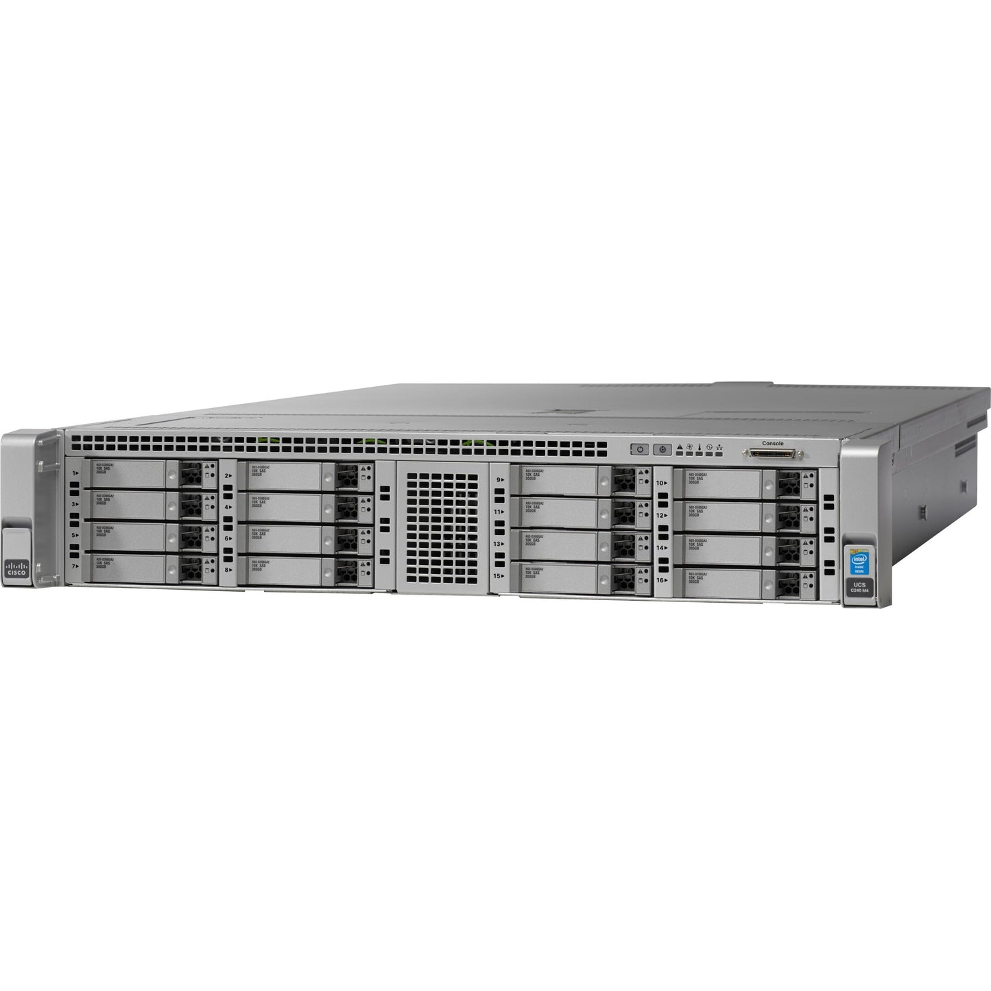 Cisco C240 M4 2U Rack Server - 2 x Intel Xeon E5-2620 v4 2.10 GHz - 128 GB RAM - Serial ATA 12Gb/s SAS Controller