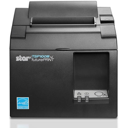 Star Micronics Thermal Printer TSP143IIILAN GY US - Ethernet - Locking Paper Chamber - Gray - Receipt Printer - 250 mm/sec - Monochrome - Auto Cutter