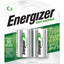 Energizer Recharge Universal Rechargeable C Battery 2-Packs