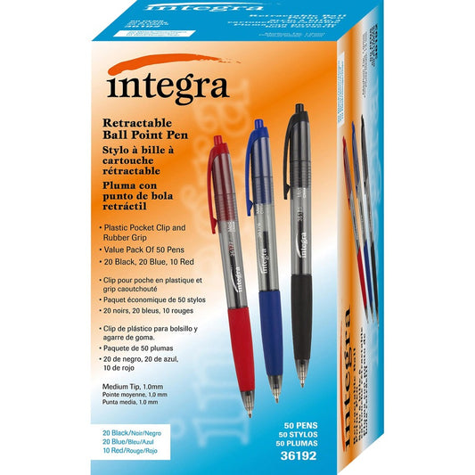 Integra 1.0mm Retractable Ballpoint Pen