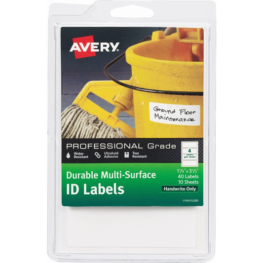 Avery&reg; Durable ID Labels