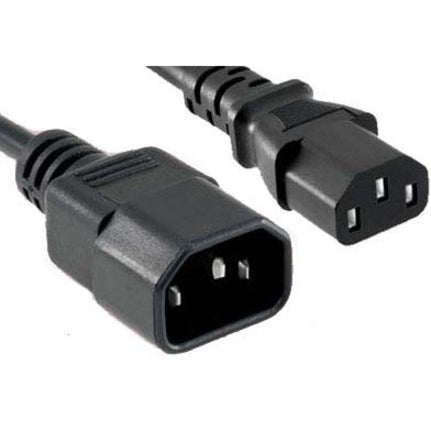 2FT BLACK C13 TO C14 POWER     
