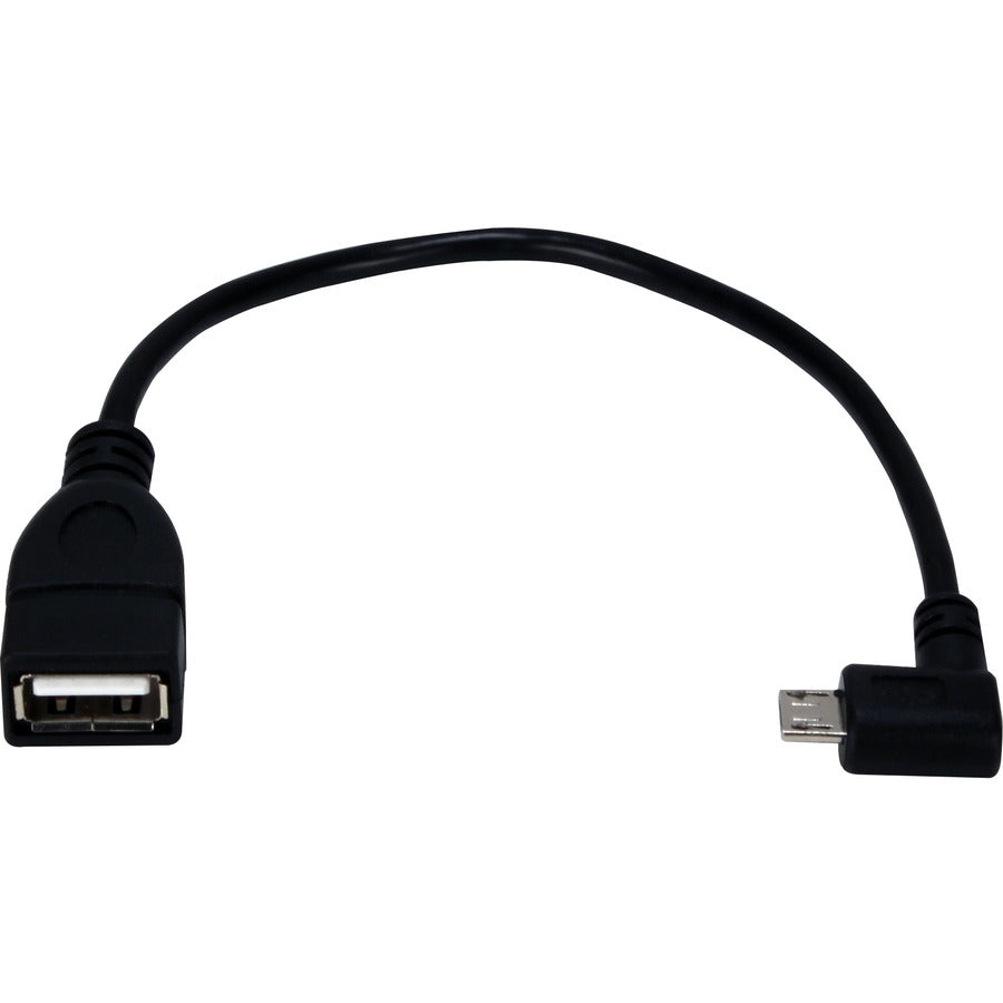 8IN MICRO-USB RIGHT ANGLED MALE