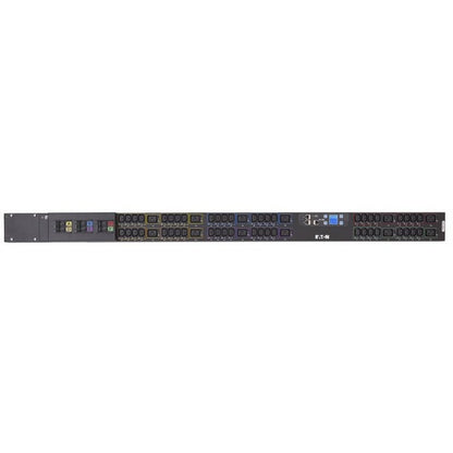 Eaton fuse disconnect rack PDU 0U Hardwired input 17.3 kW max 230/400V 24A Hardwired Three-phase Outlets: (48) C13 Outlet grip (12) C19 Outlet grip