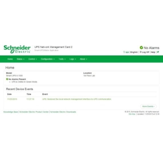 APC by Schneider Electric UPS Network Management Card 2 w/ Environmental Monitoring