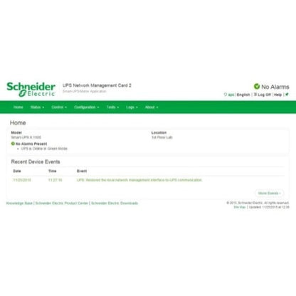 APC by Schneider Electric UPS Network Management Card 2 w/ Environmental Monitoring