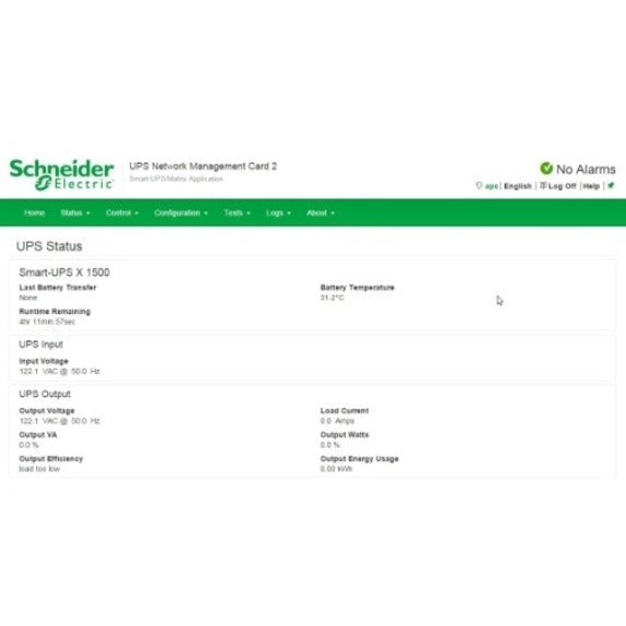 APC by Schneider Electric UPS Network Management Card 2 w/ Environmental Monitoring