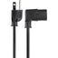 StarTech.com 3ft (1m )Computer Power Cord NEMA 5-15P to Right Angle C13 10A 125V 18AWG Replacement AC Power Cord Monitor Power Cable