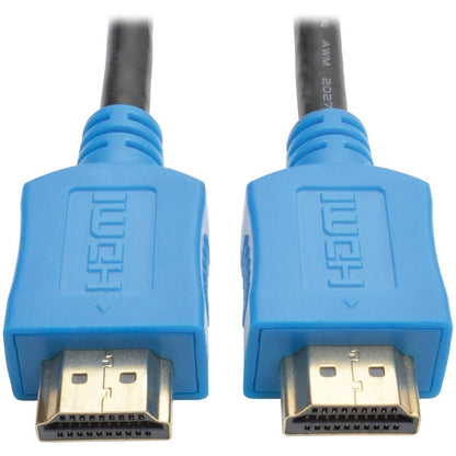 Tripp Lite High-Speed HDMI Cable Digital Video and Audio UHD 4K (M/M) Blue 6 ft. (1.83 m)