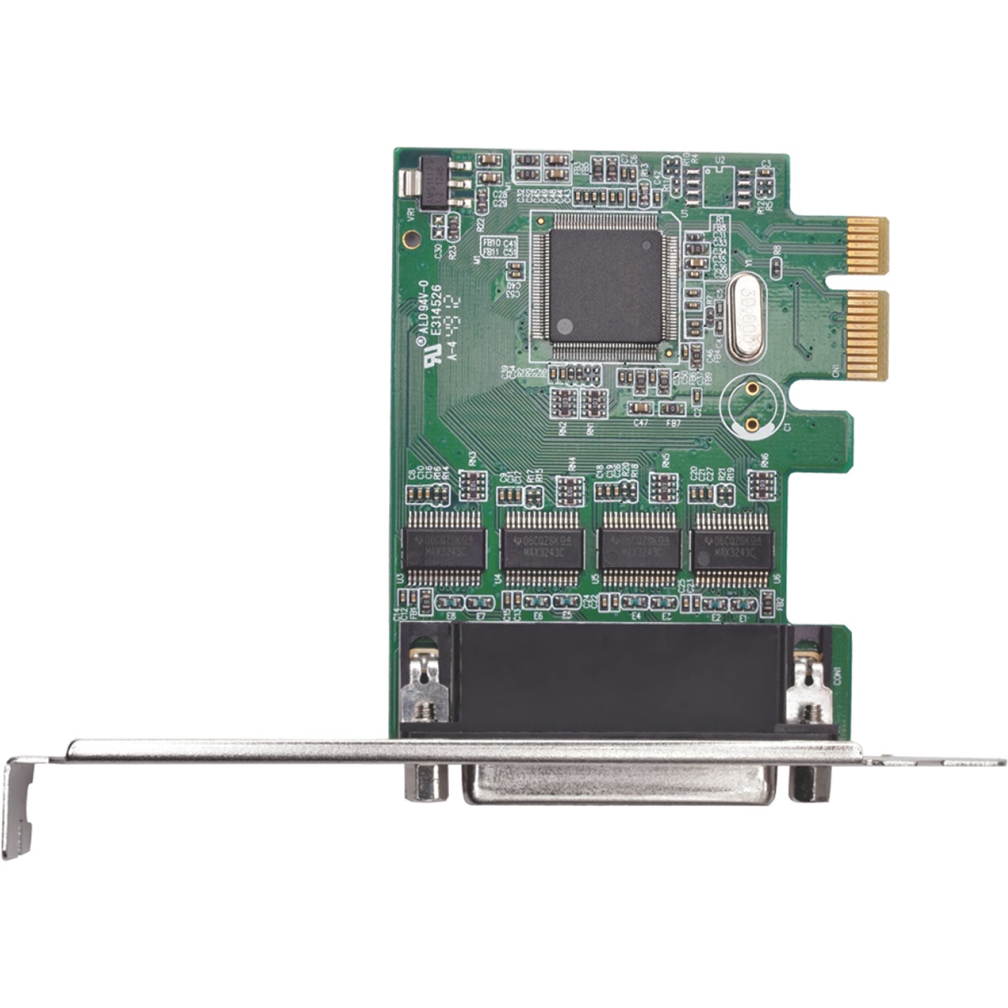 Tripp Lite 4-Port DB9 (RS-232) Serial PCI Express (PCIe) Card with Breakout Cable Full Profile