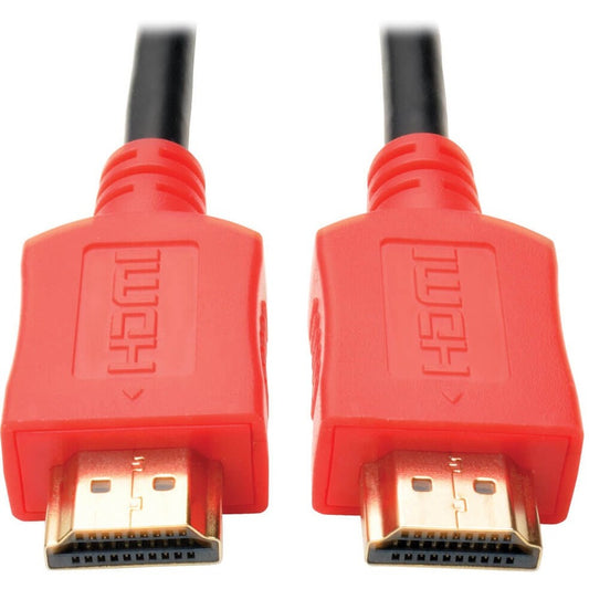 Tripp Lite High-Speed HDMI Cable Digital Video and Audio UHD 4K (M/M) Red 6 ft. (1.83 m)