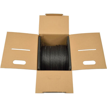 Tripp Lite Cat6 Gigabit Solid Core Plenum-Rated UTP CMP PVC Bulk Ethernet Cable Black 1000 ft. (304.8 m)