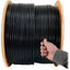 Tripp Lite Cat6 Gigabit Solid Core Plenum-Rated UTP CMP PVC Bulk Ethernet Cable Black 1000 ft. (304.8 m)