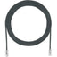 15FT CAT6A BLK 28AWG UTP       