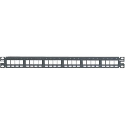 Panduit 24-Port Flush Mount Modular Patch Panel 1 RU.