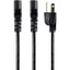 StarTech.com 10ft (3m) Computer Power Y Cord NEMA 5-15P to C13 10A 125V 18AWG Black Replacement PC Power Cord TV/Monitor Power Cable
