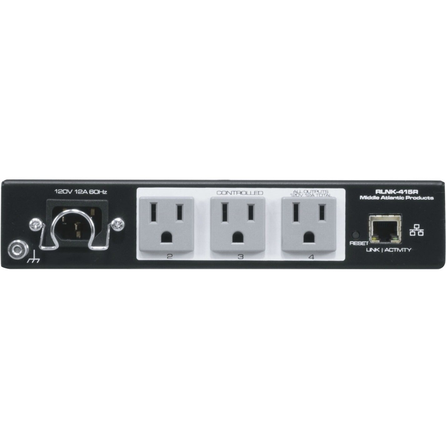 Middle Atlantic Select Series Power Distribution Unit with RackLink - PDU with RackLink - 4 Outlets 15 Amp