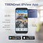 TRENDnet Indoor/Outdoor 3MP Motorized PTZ Dome Network Camera 4x Optical Zoom 16x Digital Zoom Autofocus IP66 Housing Free iOS and Android mobile apps ONVIF Profile S TV-IP420P